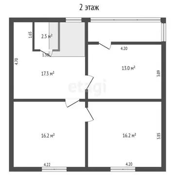 Дом в Архангельская область, Красноборский муниципальный округ, ...
