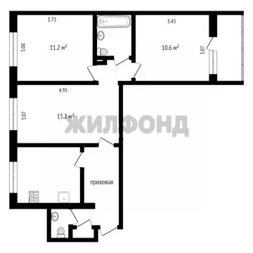 Комната Ханты-Мансийский АО, Когалым ул. Дружбы Народов, 33 (40.0 м)