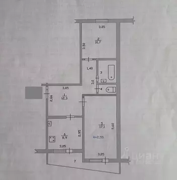 2-к кв. Приморский край, Лесозаводск ул. Будника, 115 (52.2 м)