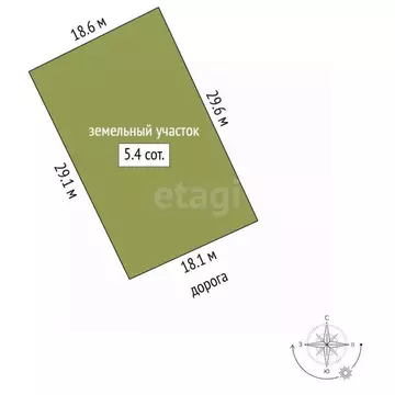 Участок в Ростовская область, Ростов-на-Дону ул. Кочубея (5.39 сот.)