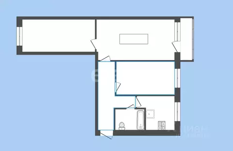 3-к кв. Алтайский край, Бийск ул. Александра Радищева, 4 (58.3 м)