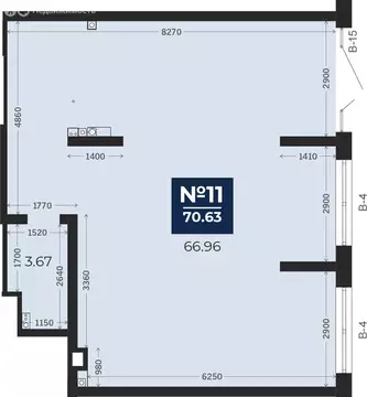 Помещение свободного назначения (70.63 м)