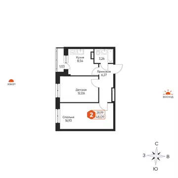 2-к кв. Тверская область, Конаковский муниципальный округ, Редкино пгт ...