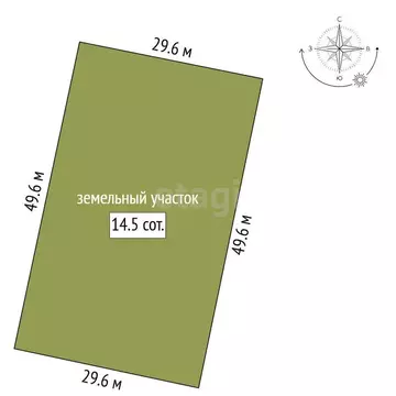 Участок в деревня Владимировка, коттеджный посёлок Луговой парк (14 м)