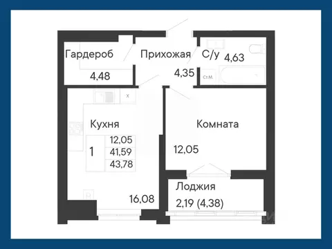 1-к кв. Ростовская область, Ростов-на-Дону Ривьера жилой комплекс ...