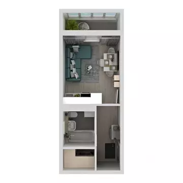 Студия Самарская область, Самара Южное ш., 13 (24.2 м)