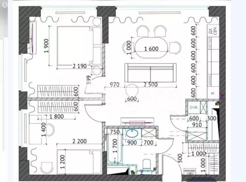 3-комнатная квартира: Москва, Шмитовский проезд, 39к6 (66 м)