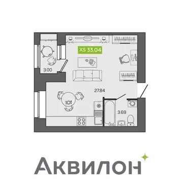 Студия Архангельская область, Северодвинск ул. Ломоносова, 79к3 (33.04 ...