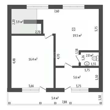 Дом в Амурская область, Благовещенск Красноармейская ул., 228 (132 м)