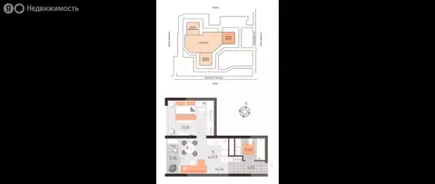 3-комнатная квартира: Евпатория, проспект Ленина, 60 (56.52 м)