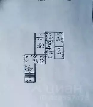 3-к кв. Московская область, Мытищи Мытищи-16 тер., ул. Широкая, 9 ...