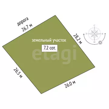 Участок в Тюмень, садоводческое некоммерческое товарищество Лесная ...