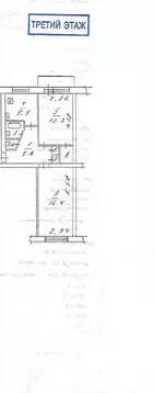 2-к кв. Вологодская область, Вологда Молодежная ул., 5б (45.4 м)