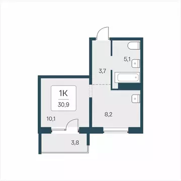 1-к кв. Новосибирская область, Новосибирск ул. Сибиряков-Гвардейцев, ...