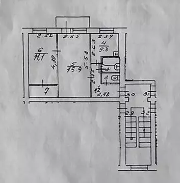 Продается 2-комнатная квартира