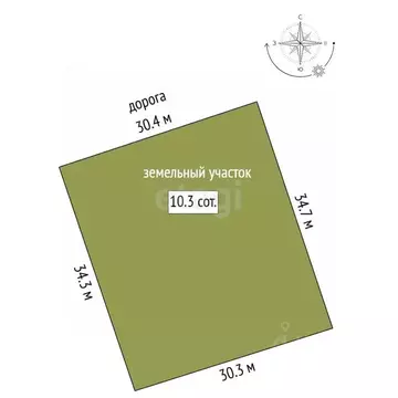 Участок в Мордовия, Кочкуровский район, с. Сабаево  (10.0 сот.)