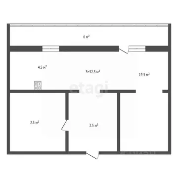 1-к кв. Брянская область, Брянск Западный проезд, 1 (32.5 м)