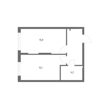 1-к кв. Калининградская область, Калининград пос. Лермонтовский, ул. ...