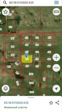 Участок в Псковская область, Псковский район, Логозовская волость, д. ...