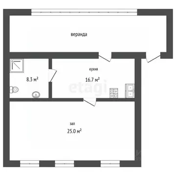 Дом в Томская область, Томск Карский пер. (50 м)