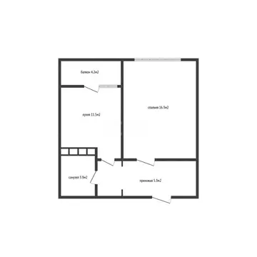 1-комнатная квартира: Краснодар, улица им. Героя Яцкова И.В., 10 (39.4 ...