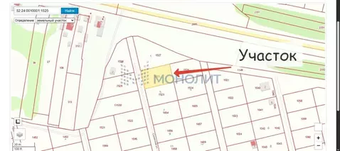 Участок в Нижегородская область, Богородский муниципальный округ, ...