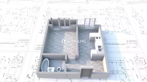 1-к кв. Иркутская область, Ангарск 6-й мкр, 14 (31.3 м)