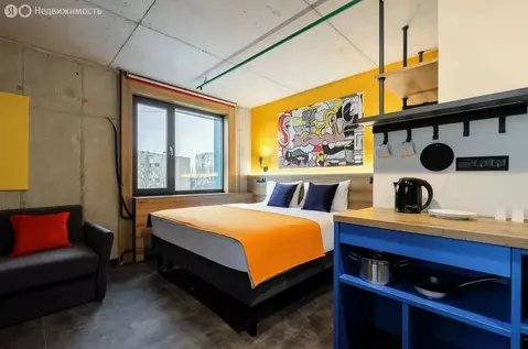 Квартира-студия: Санкт-Петербург, улица Орджоникидзе, 44А (33.1 м)