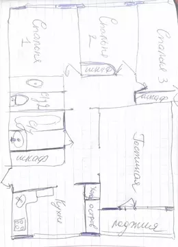 4-к кв. Московская область, Подольск Подольская ул., 18к1 (90.0 м)