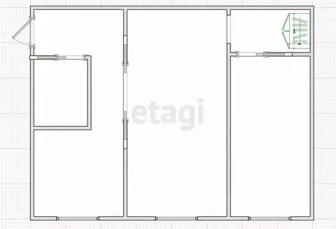 2-к кв. Костромская область, Кострома Черноречье мкр, 1 (42.8 м)