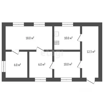 Дом в Брянская область, Комаричский район, Игрицкое с/пос, д. ...