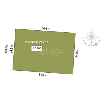 Участок в Тюменская область, Нижнетавдинский муниципальный округ, СНТ ...