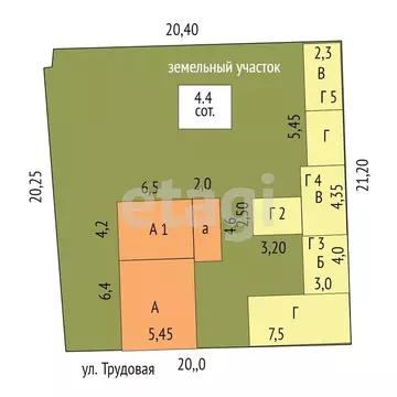 Дом в Ялуторовск, Трудовая улица (47.5 м)