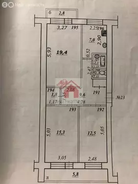 3-комнатная квартира: Самара, проспект Ленина, 16 (68.8 м)