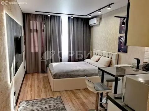 Квартира-студия: Тюмень, улица Первооткрывателей, 2 (25.2 м)