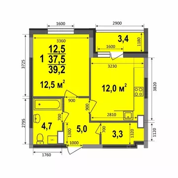 1-к кв. Владимирская область, Владимир Веризино мкр, Веризино лайф ...