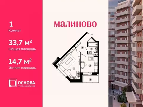 1-к кв. Московская область, Звенигород Одинцовский городской округ, ...