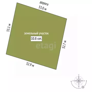 Участок в Костромская область, Костромской район, Бакшеевское с/пос, ...