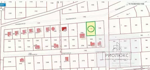 Участок в Челябинская область, Челябинск Пионерская ул. (9.6 сот.)
