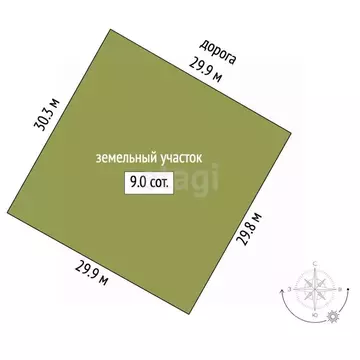 Участок в Башкортостан, Бирск ул. Преображенская (9.0 сот.)