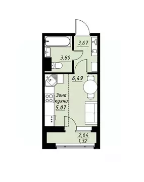 Студия Тамбовская область, Тамбов Телецентр мкр, Строганов жилой ...