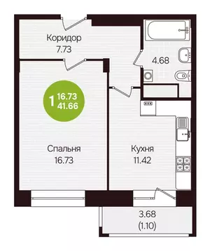 1-к кв. Чувашия, Новочебоксарск ул. Воинов-интернационалистов, поз24 ...