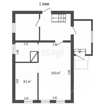 Дом в Ярославская область, Рыбинский муниципальный округ, пос. ...