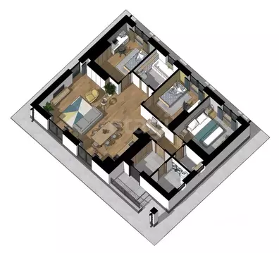 Дом в Ульяновская область, Ульяновский район, Ишеевка рп  (97 м)