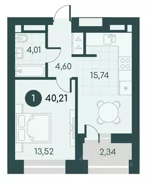 1-к кв. Курганская область, Курган Малиновые высоты жилой комплекс ...