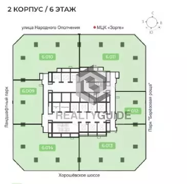 Офис в Москва 3-й Хорошевский проезд, 10 (241 м)