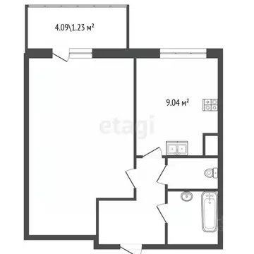 1-к кв. Ленинградская область, Мурино Всеволожский район, бул. ...