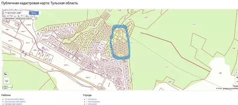 Участок в Тульская область, Заокский район, Страховское с/пос, д. ...