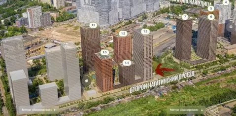 Помещение свободного назначения в Москва 2-й Нагатинский проезд, 6к1 ...