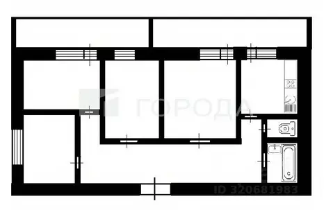 4-к кв. Томская область, Томск Мокрушинский мкр, ул. Мокрушина, 24 ...